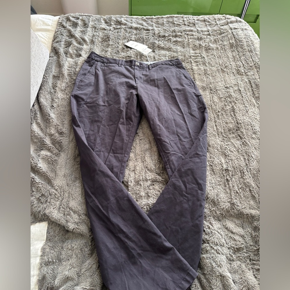 Perk Men's blue Gray feel good slim stretch chinos 35/32 new high quality